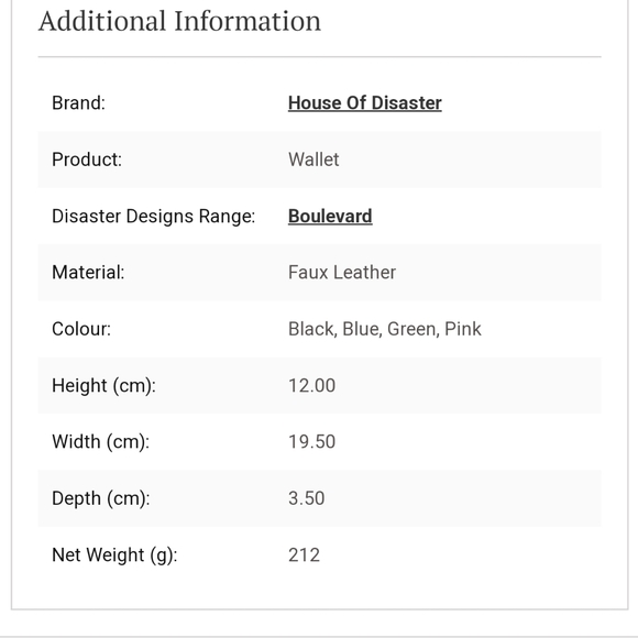 House Of Disaster Boulevard Florist Wallet - Picture 2 of 9